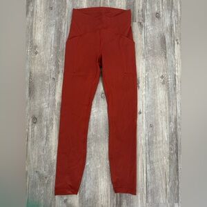 Lululemon Power Thru High-Rise Tight 25"‎ Aztec Brick size 4